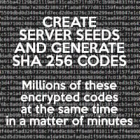 Server seeds and sha 256 creator (JavaScript version)