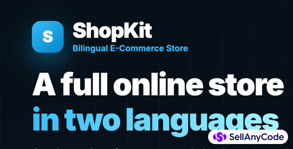 ShopKit - Bilingual E-Commerce Store (Laravel, EN/AR)