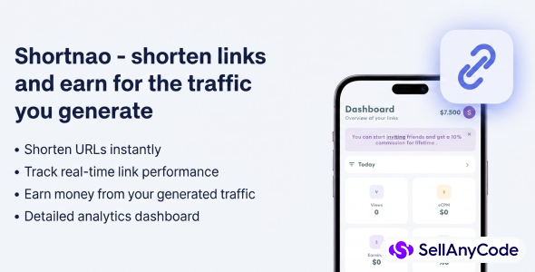 Shortnao - Shorten your links