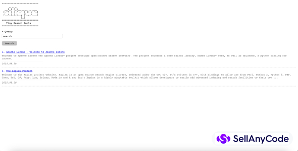Silique - Tiny Search Tools