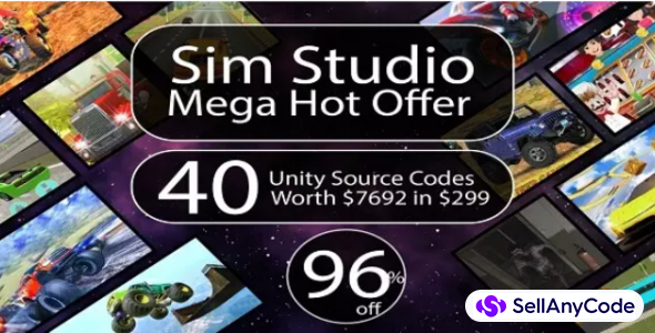 Sim Studio’s MEGA Hot Offer: 40 Unity 3D Games