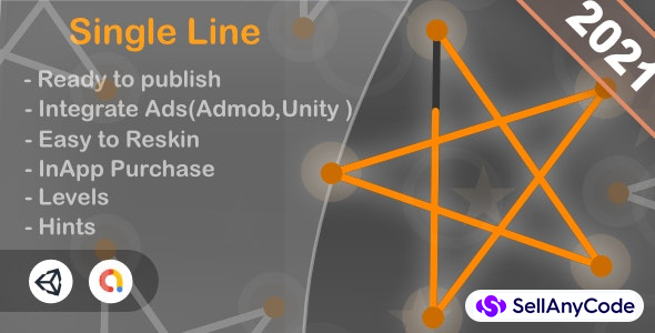 Single Line (Unity Game+Admob+iOS+Android)
