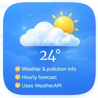 SkyCasto Flutter Weather & AQI App With WeatherAPI