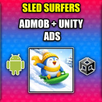 Sled Surfers Sling Game 3D Unity Game Source Code