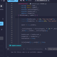 Smart ERC20 Token Solidity Source Code