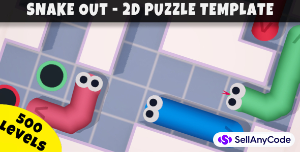 Snake Out | Unity 2D Puzzle Template + Editor