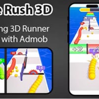 Snake Rush 3D Unity Game + Admob