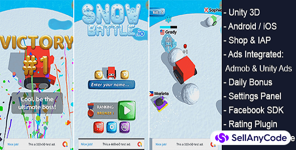 Snowbattle.io – snow ball fights!