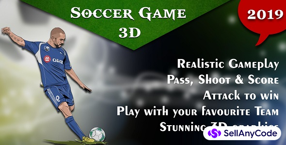 Soccer Game Unity 3D with AdMob