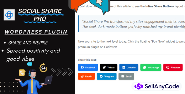 Social Share Pro - WordPress Social Plugin