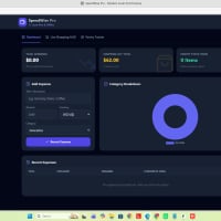 SpendWise Pro - Local First Expense Tracker & Shopping HUD (PWA Web App)