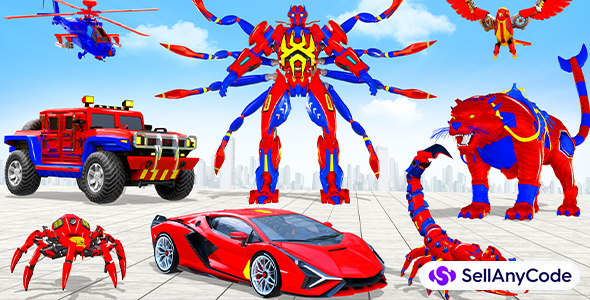 Spider Robot Car Transform War