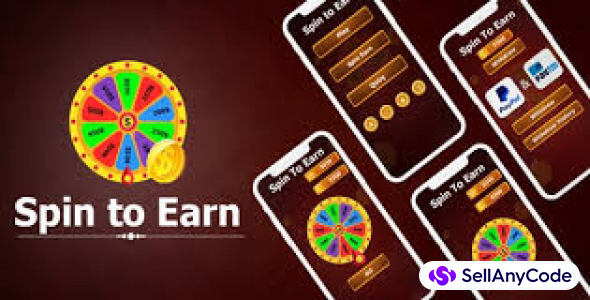 Spin To Win Cash : Spin To Earn - Win Daily Money - Earn Money - Android App + Admob + Facebook