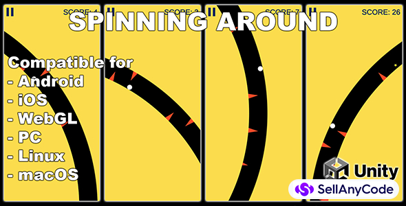 Spinning Around - Hyper Casual Game Unity