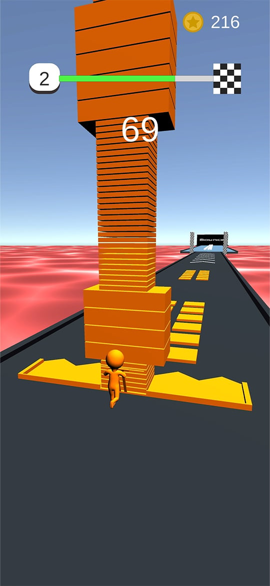 Stack Surfer - Stack Run 3D(Unity Game Template + UnityAds)