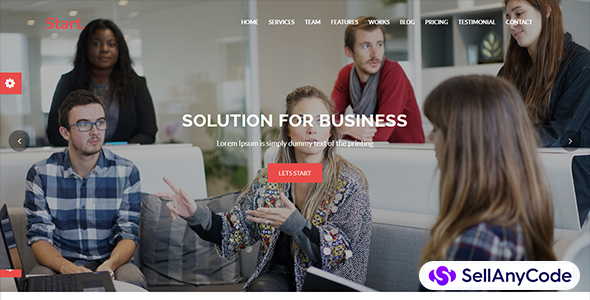 Start - Digital Business Agency Website Template