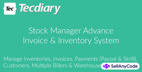 Stock Manager Advance (Invoice & Inventory System)