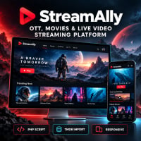 StreamAlly - OTT, Movies & Live Video Streaming Platform