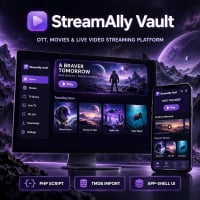 StreamAlly Vault - OTT, Movies, TV Series & Live TV Streaming Platform | PHP Video Streaming Script