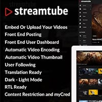StreamTube - Video Streaming WordPress Theme