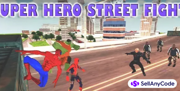 Super Heroes Street Fights : Crime City Battle 64 Bit