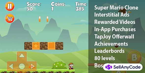 Super Max - Super Mario like Platform Game