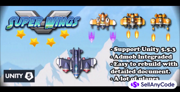 Super Wings – Planes Shooter Unity