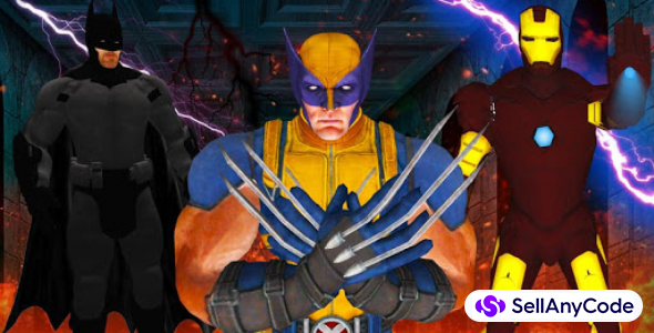 Superhero Fighting Arena Premium 3D Fighting Game