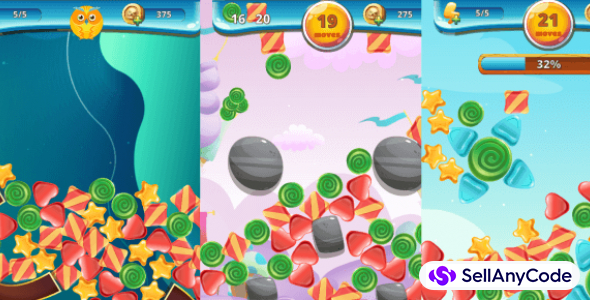 Sweety Shapes Physics Match3