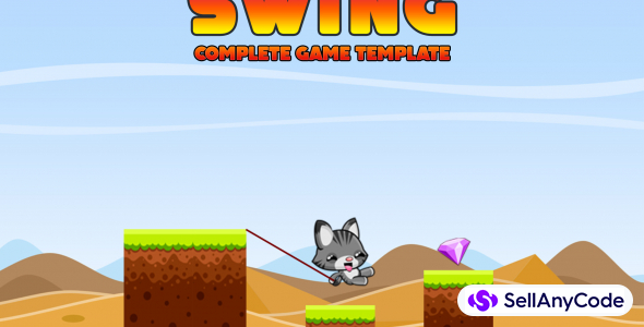 Swing, Endless Jump Complete game template