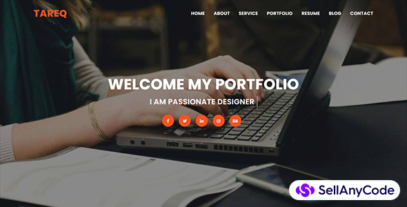 Tareq Personal Portfolio Bootstrap4 Template