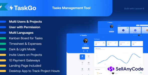 TaskGo – Tasks Management Tool || task management tool with advanced features