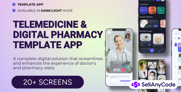 Telemedicine & Digital Pharmacy Flutter App Template