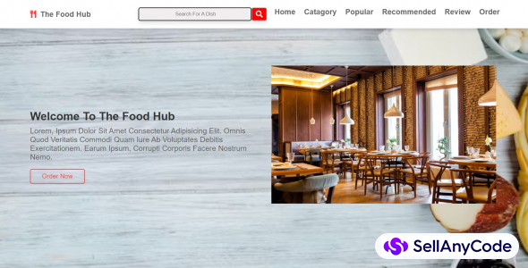 The Food Hub | A resturant website