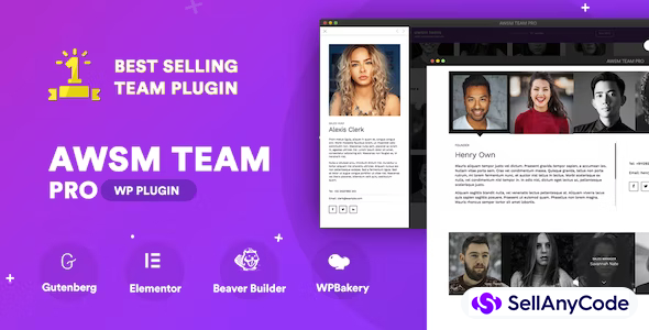 The Team Pro - Team Showcase WordPress Plugin