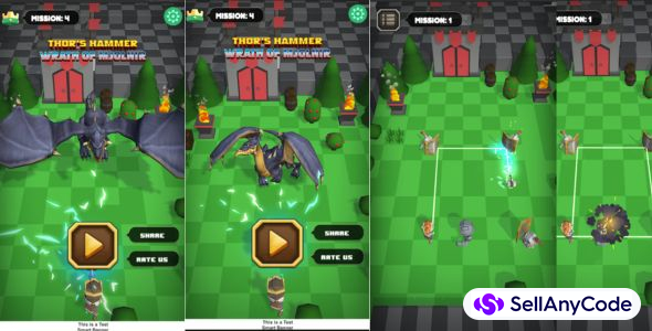 Thor Hammer: Thor Game Unity Source