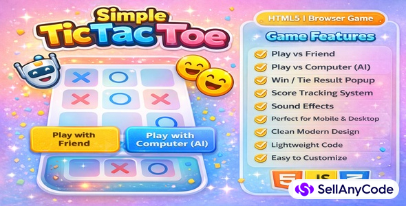 Tic Tac Fun - HTML5 Game