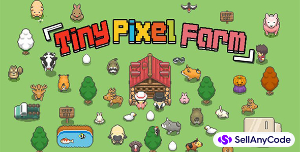 Tiny Pixel Farm - Simple Farm Game Unity Source