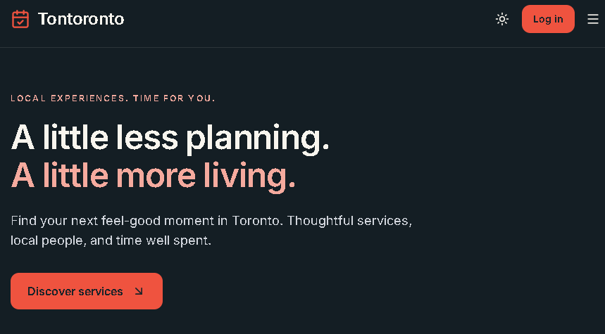 Tontoronto — screenshot 2