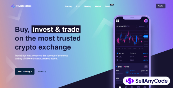 TradeEdge - CEX Crypto Exchange Script