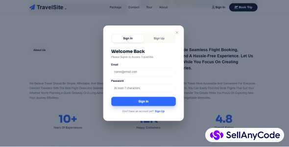 TravelSite Destination
