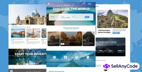 Travel - Travel Agency Responsive Website Template