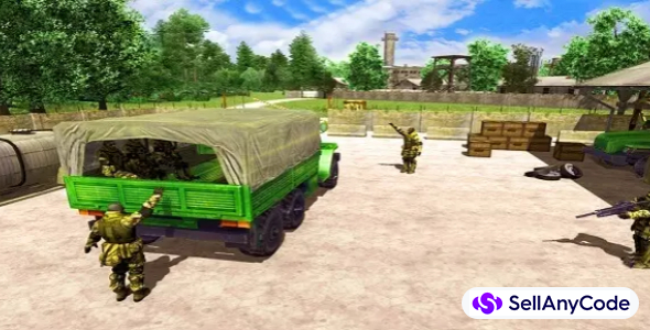 US Army Offroad Mountain Truck Driving Game 3D