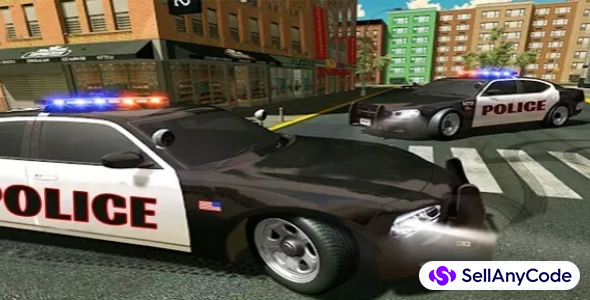US Police Car Chase Game : 64BIT Source Code