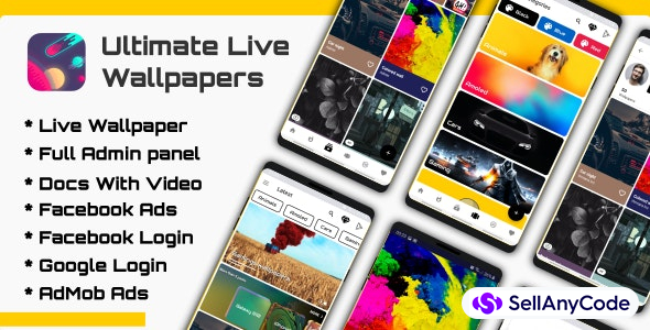 Ultimate Live Wallpapers Application (GIF/Video/Image)