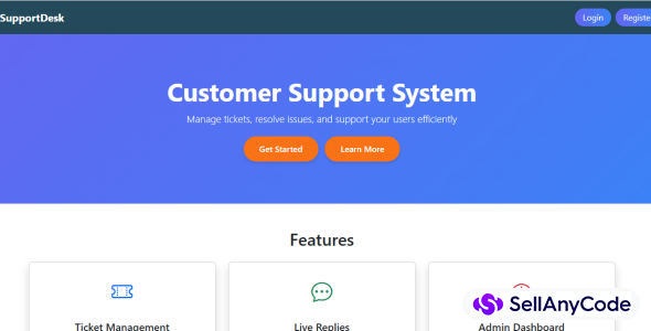 Ultimate PHP Ticket Support System with Admin & User Dashboards