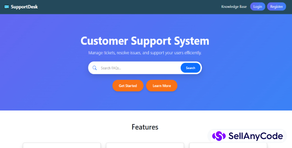 Ultimate PHP Ticket Support System with Admin & User Dashboards