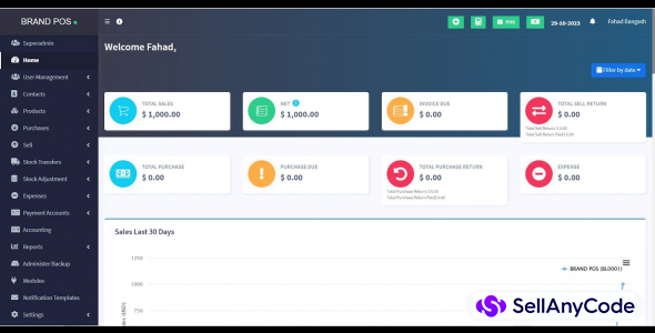 Ultimate POS Best ERP, Stock Management, Point of Sale & Invoicing application 6.1