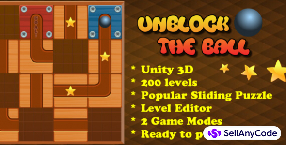 Unblock The Ball Sliding Puzzle