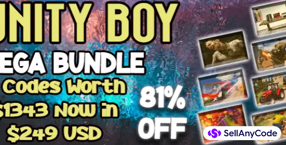 Unity Boy’s Winter Mega Bundle: 7 Premium Unity Source Codes